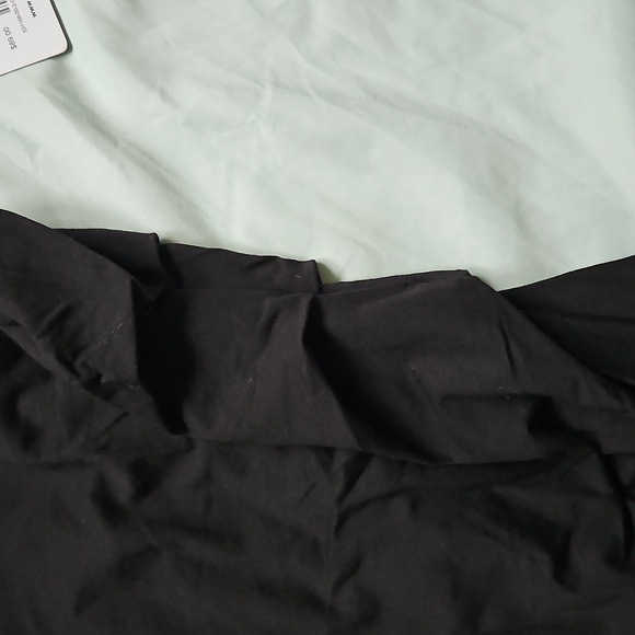 NWT Black Sleeveless Dress With Rouching Detail, Size M - Picture 6 of 9